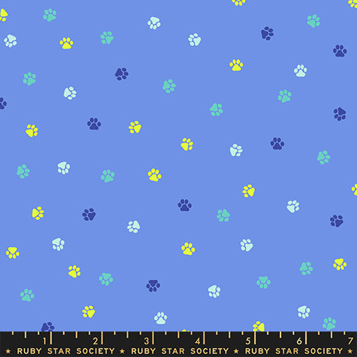 PRE-ORDER Oops All Cats by Sarah Watts- RS 2152 18 - Lindley Blue- Half Yard- May 2027