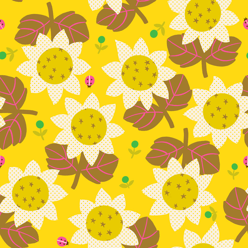 PRE-Order Daisy Days by Alexia Marcella Abegg- RS 4173 12 Sunshine- Half Yard- April 2027