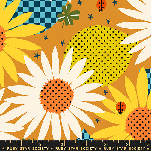 PRE-Order Daisy Days by Alexia Marcella Abegg- RS 4174 12 Honey- Half Yard- April 2027