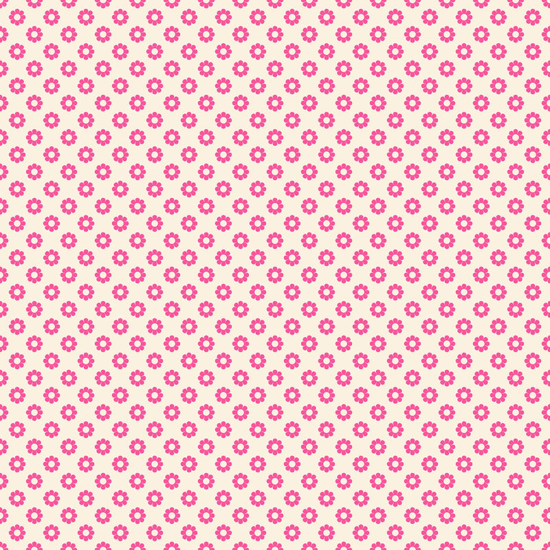 PRE-Order Daisy Days by Alexia Marcella Abegg- RS 4178 13 Neon Pink- Half Yard- April 2027