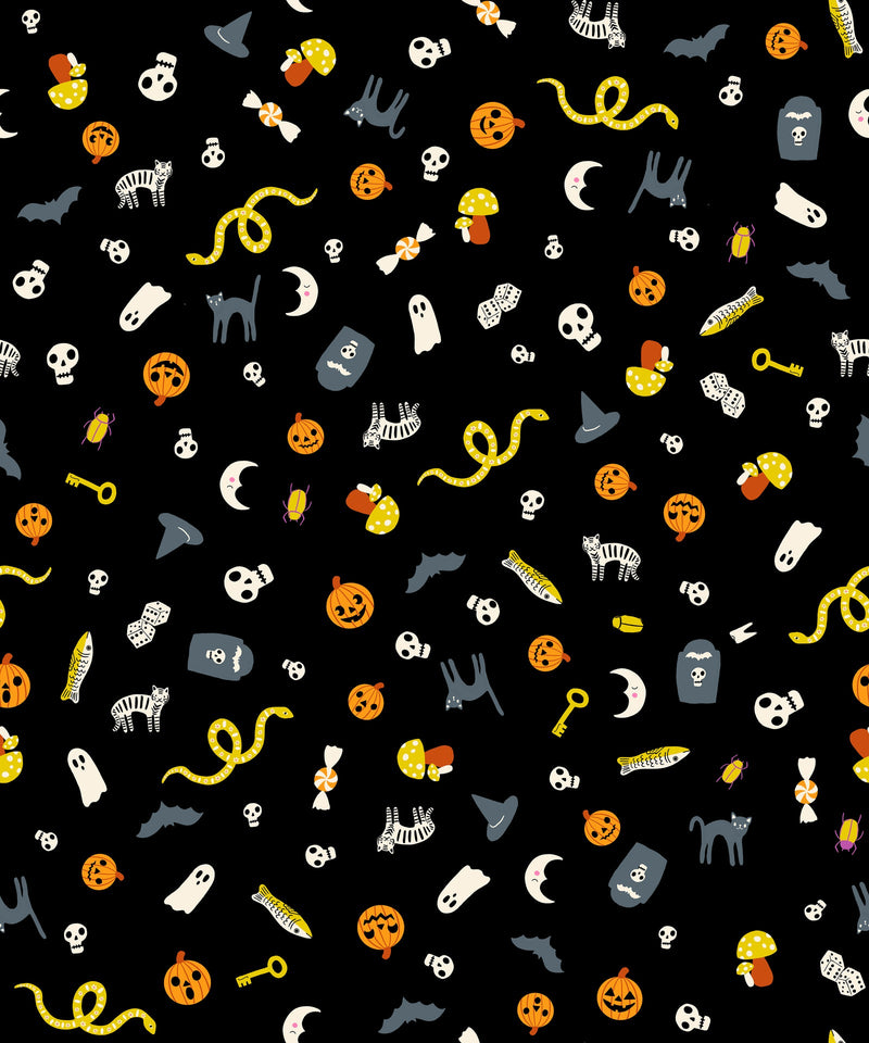 PRE-ORDER Boo Valley by Alexia Marcella Abegg- RS 4195 16 Black - Half Yard- June 2027