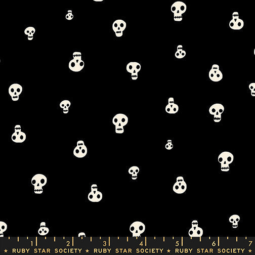 PRE-ORDER Boo Valley by Alexia Marcella Abegg- RS 4199 16 Black - Half Yard- June 2027
