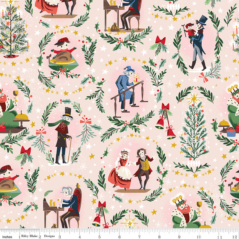 PRE-Order Carol by Jill Howarth- Keep Christmas Well  SC19050 Ballerina- Half Yard- May 2027