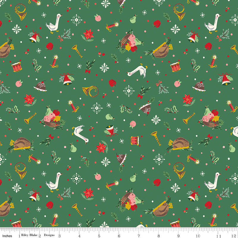 PRE-Order Carol by Jill Howarth- Wonderful Pudding SC19057 Cactus- Half Yard- May 2027
