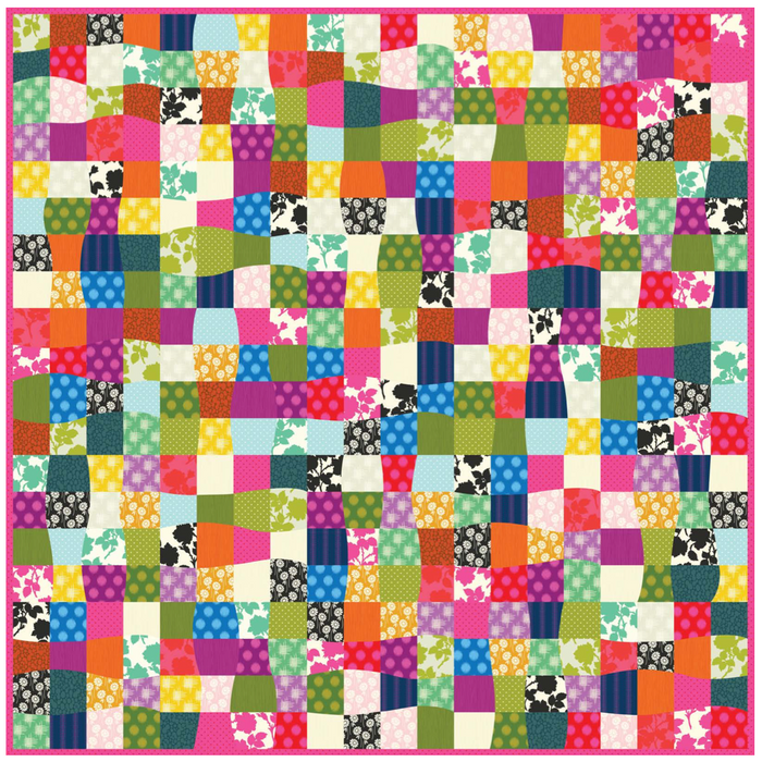 Heather Bailey- Omega Quilt Kit featuring Pop Sugar- May 2025