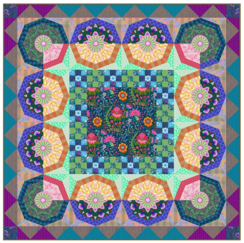 PRE-ORDER Anna Maria Textiles- Bespoke #4 Quilt Kit - March 2027