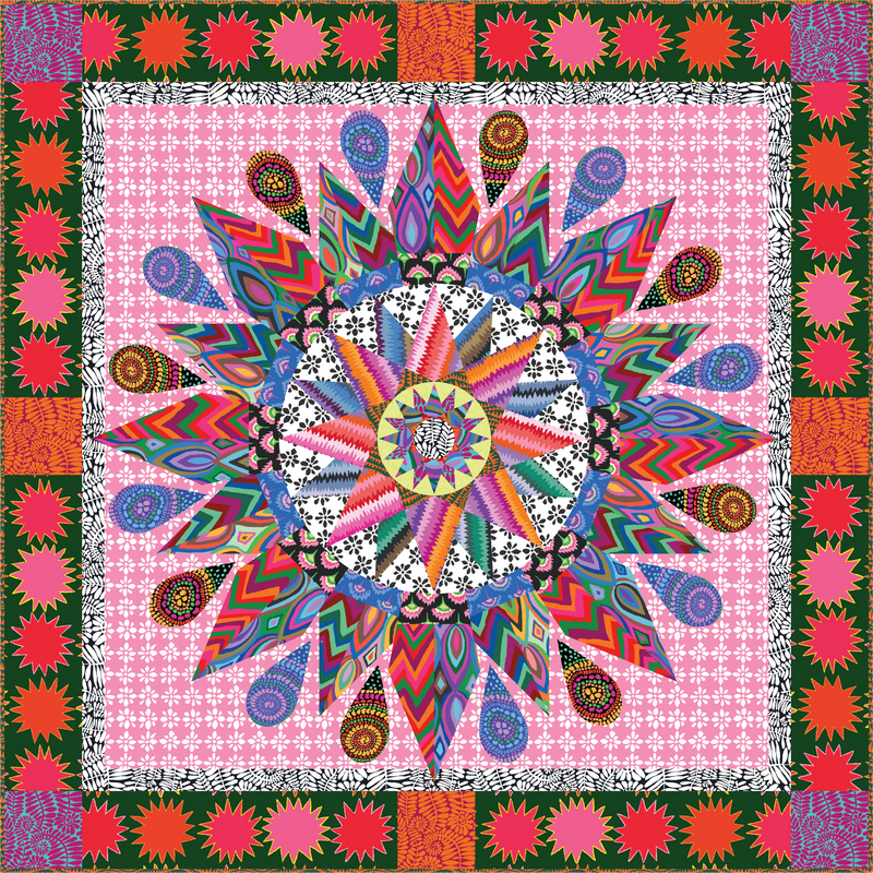 PRE-ORDER Kaffe Fassett- Solar Flare Quilt Ki- February 2027