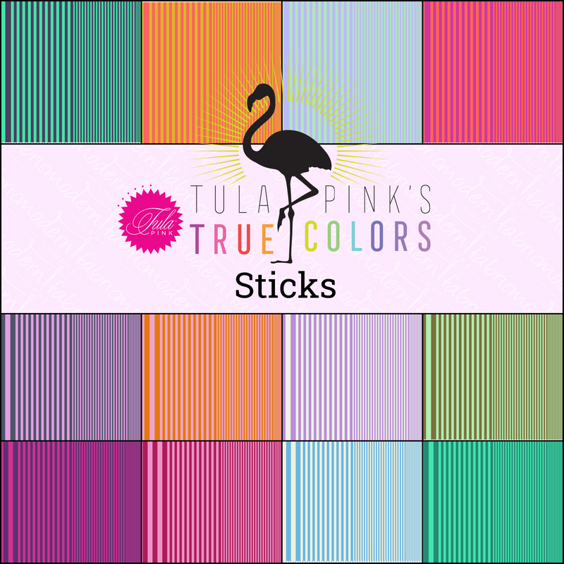 PRE-Order Tula Pink True Colors-Sticks- Half Yard Bundle- March 2027
