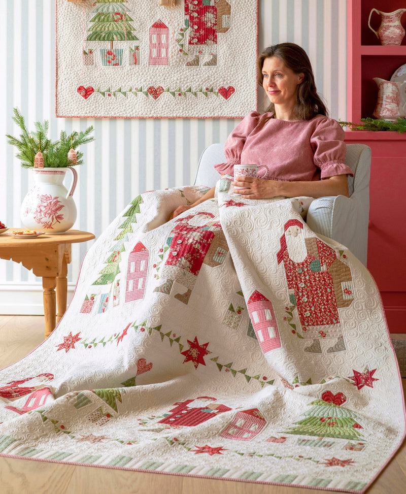 PRE-ORDER Tilda- Dear Santa Quilt Kit-Putty featuring Merry Little Christmas- July 2027