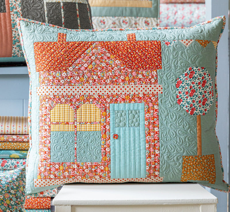 PRE-Order Tilda- Village Life Pillow Kit- House/ Tree DUCK EGG featuring Village Life- October 2026