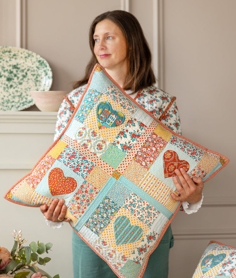PRE-Order Tilda- Village Life Pillow Kit- Heart of Village RUST?TEAL featuring Village Life- October 2026 (Copy)
