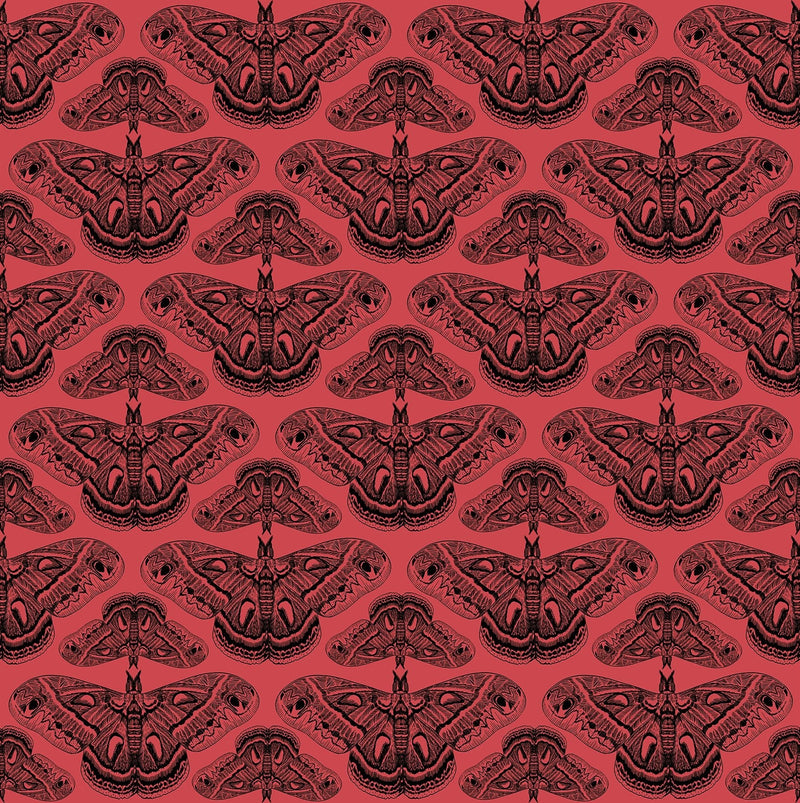 Anna Maria Textiles- Indelible Ink- Cecropia Moth AMT1008-23L Half Yard- March 2026 - Modern Fabric Shoppe