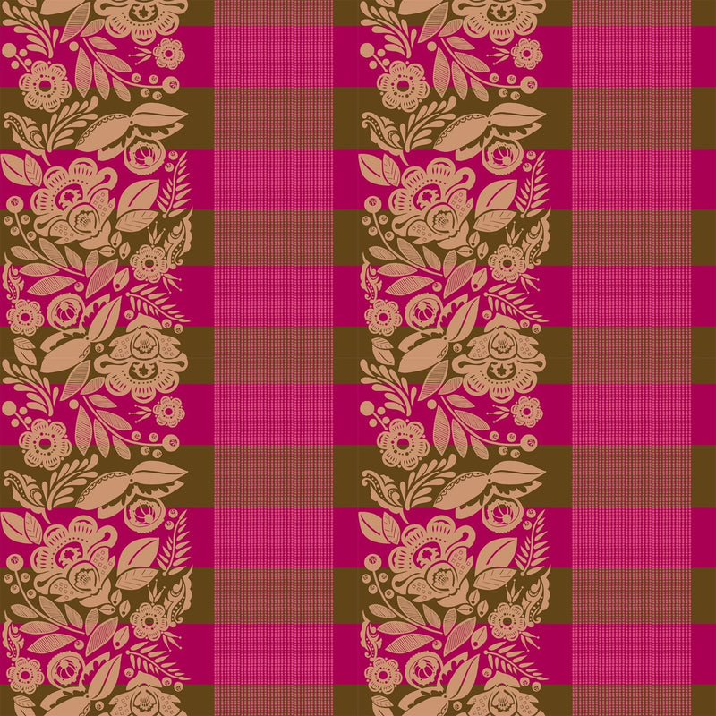 Anna Maria Textiles - Perennial Border - 108" Wide Back Festival BAMT141 - 38 - Coffee Half Yard - September 2025 - Modern Fabric Shoppe