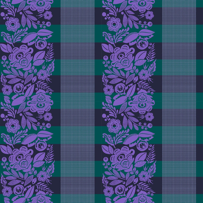 Anna Maria Textiles - Perennial Border - 108" Wide Back Festival BAMT141 - 82 - Ocean Half Yard - September 2025 - Modern Fabric Shoppe