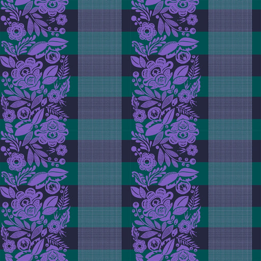 Anna Maria Textiles - Perennial Border - 108" Wide Back Festival BAMT141 - 82 - Ocean Half Yard - September 2025 - Modern Fabric Shoppe