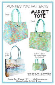 Aunties Two- Market Tote Pattern - Modern Fabric Shoppe