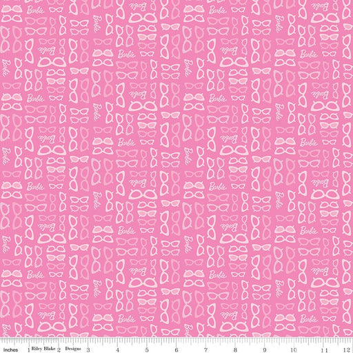 Barbie World by Riley Blake Designs- Barbie Glasses- C15025-MEDPINK- March 2024 - Modern Fabric Shoppe