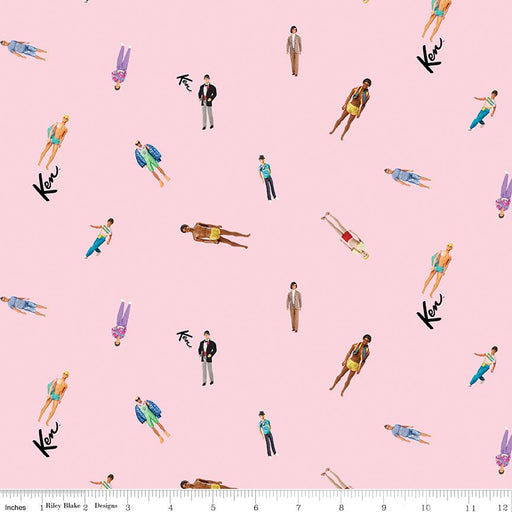 Barbie World by Riley Blake Designs- Ken Dolls-C15023- PINK- March 2024 - Modern Fabric Shoppe