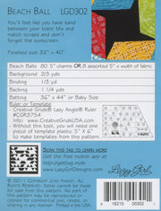 Beach Ball Quilt Pattern By Lazy Girl Designs & Jaybirds Quilts - Modern Fabric Shoppe