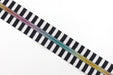 Black & White Stripe- #5 Rainbow Nylon Coil Zipper Tape - Modern Fabric Shoppe