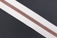 Blush Zebra - #5 Rose Gold Nylon Coil Zipper Tape - Modern Fabric Shoppe