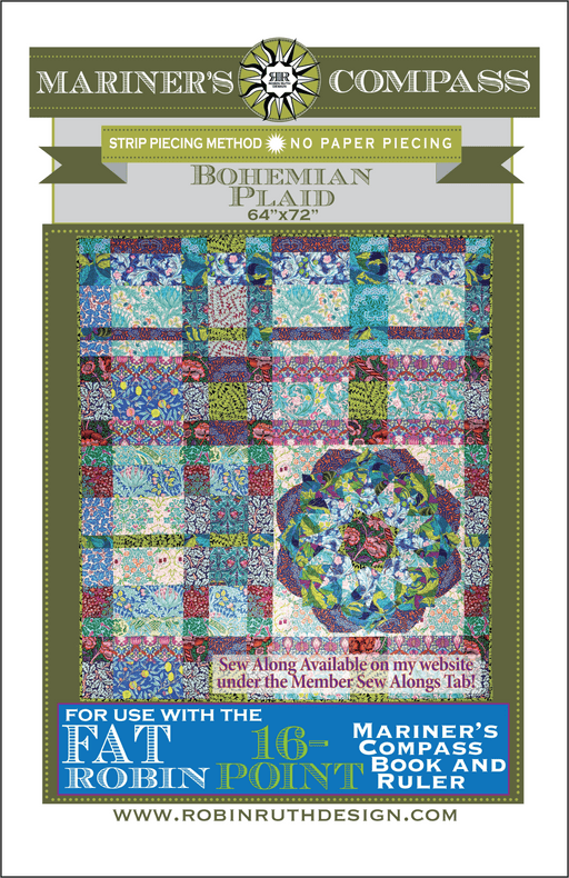 Bohemian Plaid Quilt Pattern By Robin Ruth - Modern Fabric Shoppe