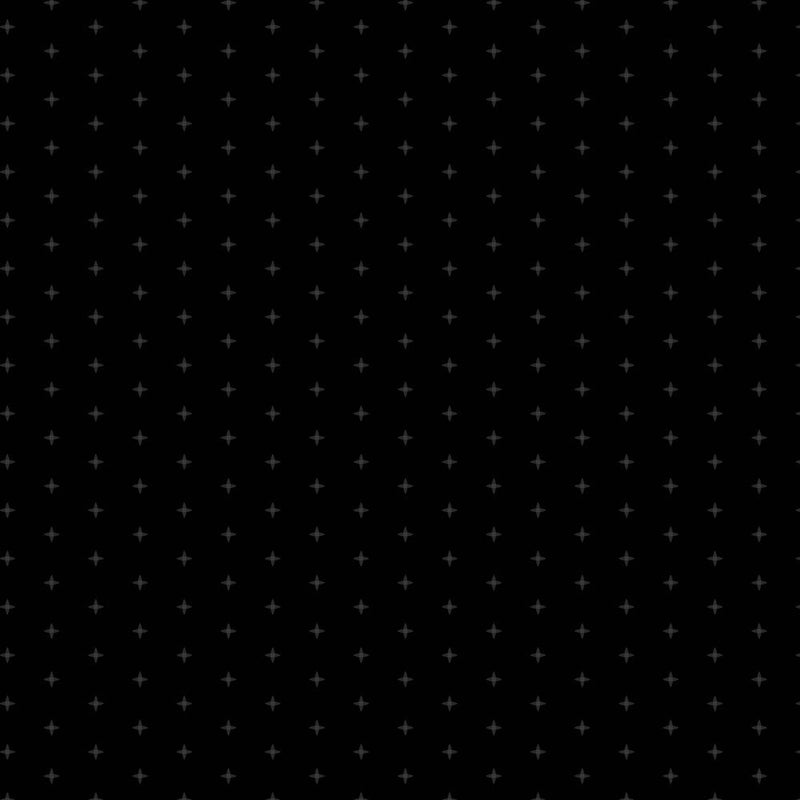 Chromatics - Cross Stitch PWFS059.BLACK - Half Yard - Modern Fabric Shoppe