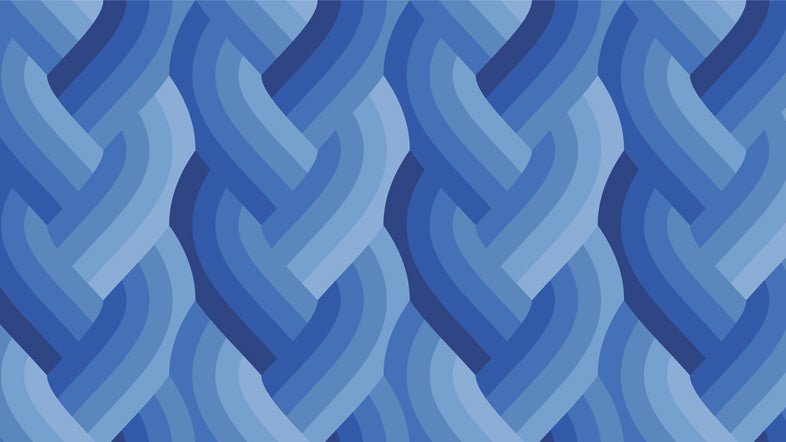 Echo Braid by Emily Van Hoff - 42380 17 Royal Blue - Half Yard - March 2026 - Modern Fabric Shoppe