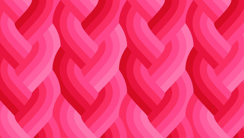 Echo Braid by Emily Van Hoff - 42380 28 Dark Pink - Half Yard - March 2026 - Modern Fabric Shoppe