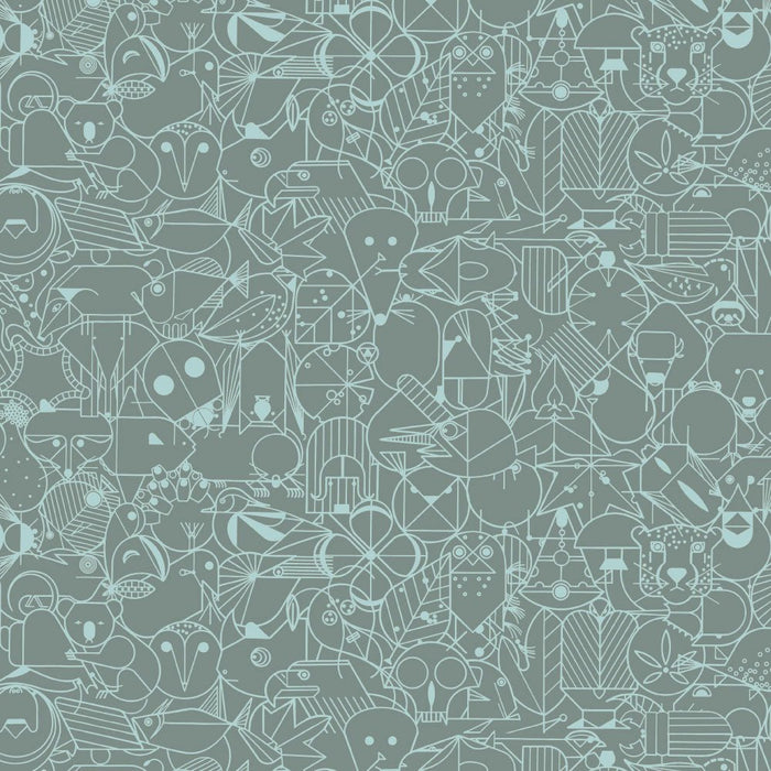 End Paper Basics by Charlie Harper - End Paper CH - 300 Seaform - Half Yard - July 2024 - Modern Fabric Shoppe