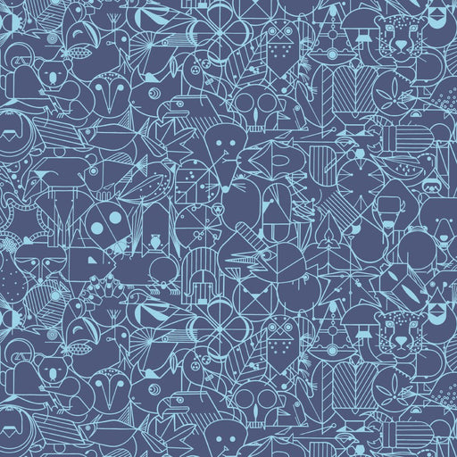 End Paper Basics by Charlie Harper - End Paper CH - 300 Twilight - Half Yard - July 2024 - Modern Fabric Shoppe