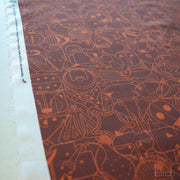 End Papers Vol. 2 by Charley Harper - CH - 300 - EARTH Half Yard - Modern Fabric Shoppe