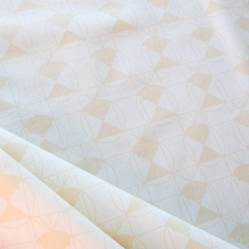 End Papers Vol. 2 by Charley Harper - Chickadee CH - 436 - CREAM Half Yard - Modern Fabric Shoppe