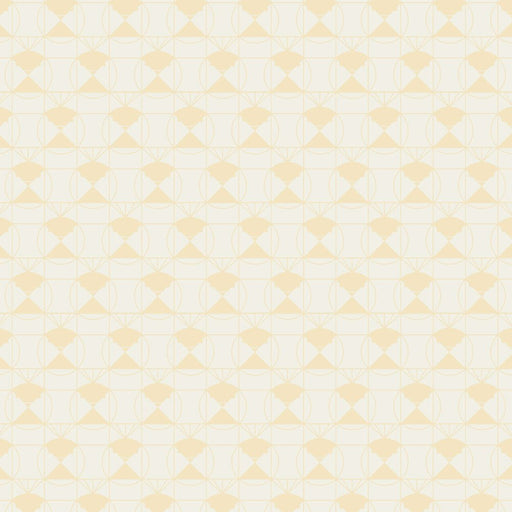 End Papers Vol. 2 by Charley Harper - Chickadee CH - 436 - CREAM Half Yard - Modern Fabric Shoppe