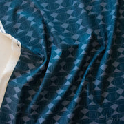 End Papers Vol. 2 by Charley Harper - Chickadee CH - 436 - DENIM Half Yard - Modern Fabric Shoppe