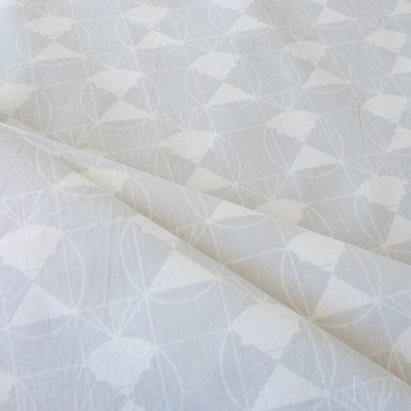 End Papers Vol. 2 by Charley Harper - Chickadee CH - 436 - SNOW Half Yard - Modern Fabric Shoppe