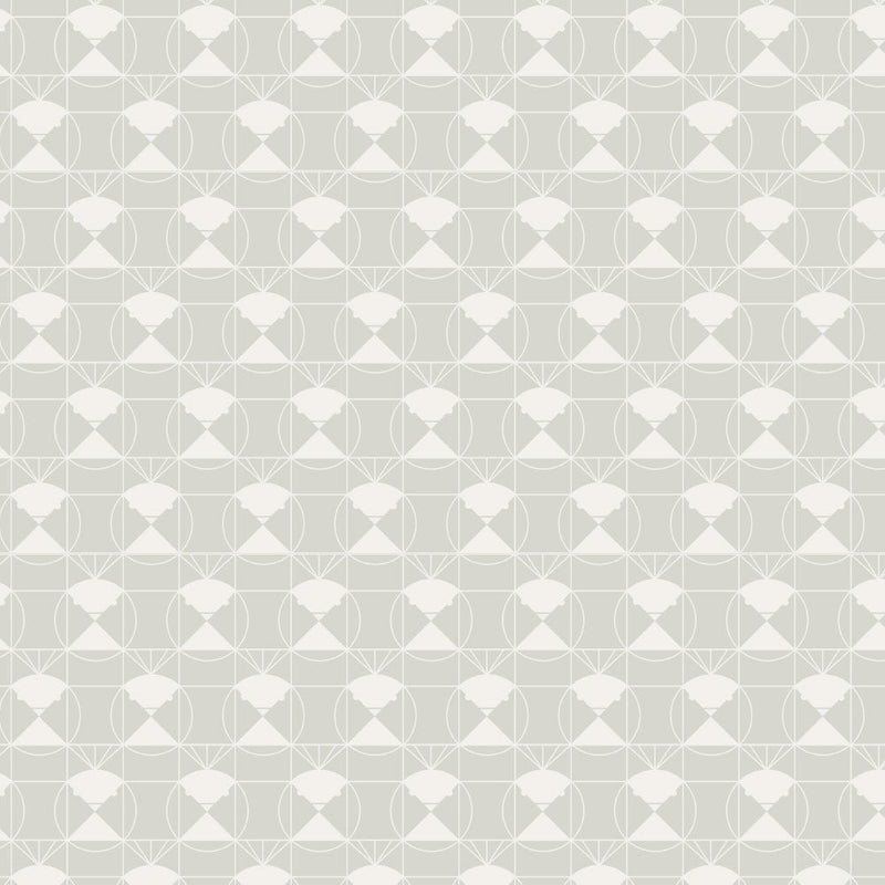 End Papers Vol. 2 by Charley Harper - Chickadee CH - 436 - SNOW Half Yard - Modern Fabric Shoppe