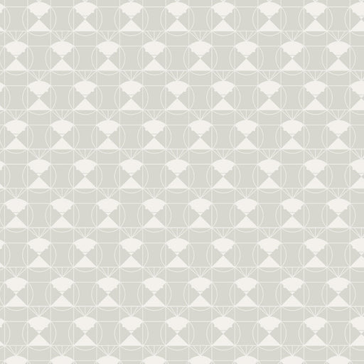 End Papers Vol. 2 by Charley Harper - Chickadee CH - 436 - SNOW Half Yard - Modern Fabric Shoppe