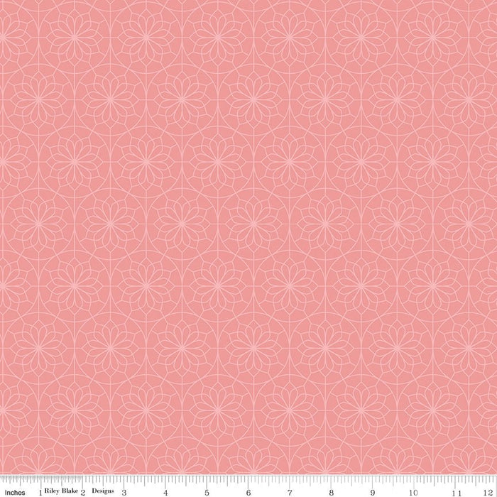 February 2026 - Order A Spoonful Of Sugar by Jennifer Long - Lace Parasol C17086 - SUGAR - Half Yard February 2026 - Modern Fabric Shoppe