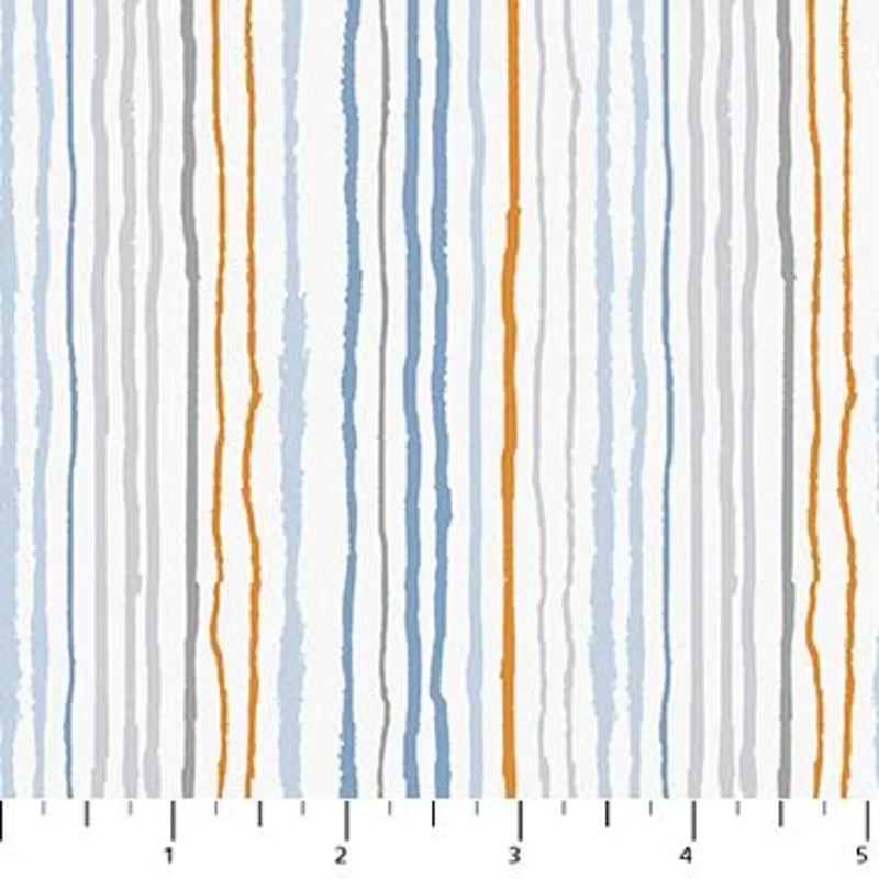 Fossil Folks by Jillian Phillips - Crayons 91015 - 10 White - Half Yard - June 2025 - Modern Fabric Shoppe