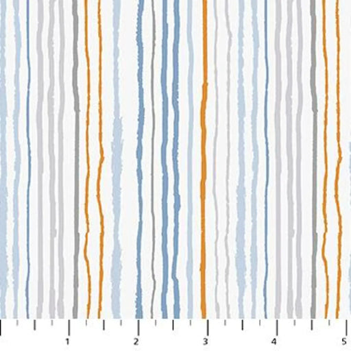 Fossil Folks by Jillian Phillips - Crayons 91015 - 10 White - Half Yard - June 2025 - Modern Fabric Shoppe