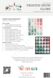 Frosted Snow Quilt Pattern By Jennifer Long - Modern Fabric Shoppe