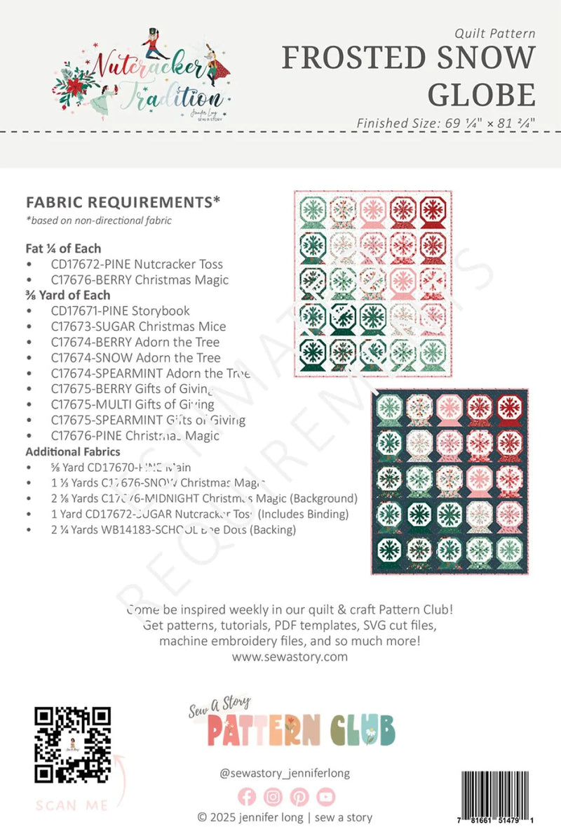 Frosted Snow Quilt Pattern By Jennifer Long - Modern Fabric Shoppe