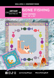 Gone Fishing Quilt Pattern By Art East Quilting Co. - Modern Fabric Shoppe