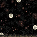 Good Spirits- Collaboration by Ruby Star Society- Wise Moons RS 5136 15- Black- Half Yard- July 2024 - Modern Fabric Shoppe