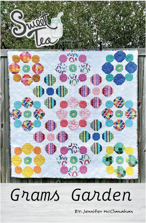 Grams Garden Quilt Pattern By Sweet Tea Pattern Co. by Jennifer McClanahan - Modern Fabric Shoppe
