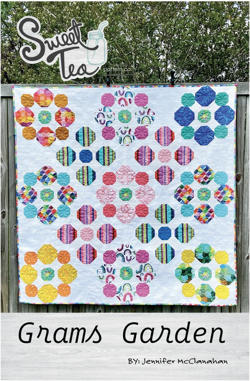 Grams Garden Quilt Pattern By Sweet Tea Pattern Co. by Jennifer McClanahan - Modern Fabric Shoppe