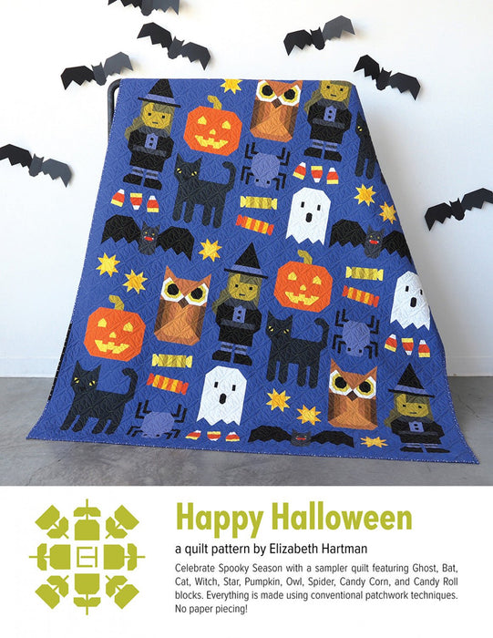 Happy Halloween Quilt Pattern By Elizabeth Hartman - Modern Fabric Shoppe