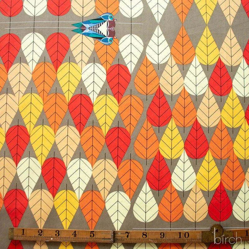 Iconic Vol. 2 by Charley Harper- Octoberama Lake CH-135 Half Yard- 2026 - Modern Fabric Shoppe