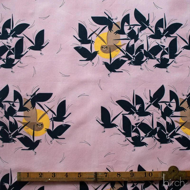 Iconic Vol. 2 by Charley Harper- Owltercation CH-96 Half Yard- 2026 - Modern Fabric Shoppe